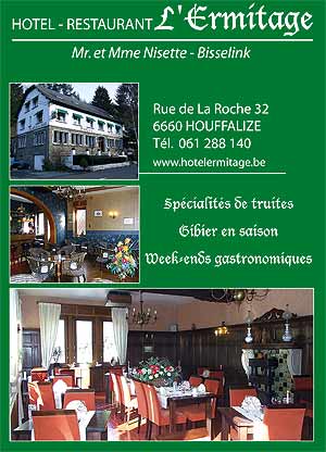 restaurant, ermitage, houffalize, reduction, 5, euros,