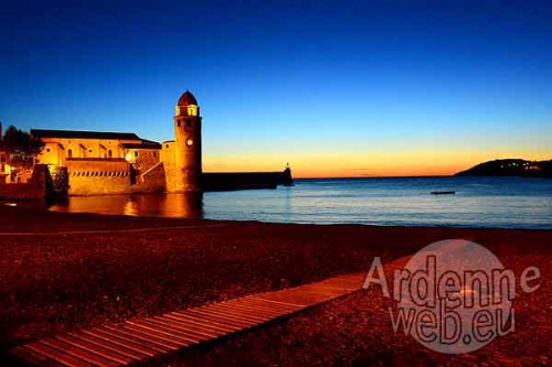 Jean-Luc Recloux. Le soleil se leve sur Collioure-1827
