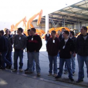  L'Athénée Royal de Vielsalm en voyage à Frameries pour la visite de l'usine Doosan