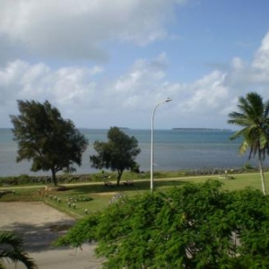 Vue du large et des iles en face du bureau d'urbanisme de Nuku'alofa