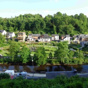 La Roche  parc en Rompré  Route des sculptures