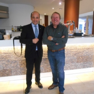 hotel iberostar - playa de palma - avec le directeur hotel iberostar - playa de palma - avec le directeur