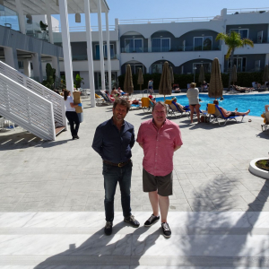 Avec le directeur Mr Giorgos