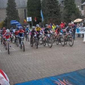 1ère manche de la coupe du monde de vtt 2008 à Houffalize (1/2)