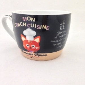 Bol avec anse monsieur Miaou