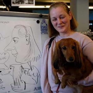 caricature au tom&co, auderghem