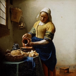 3. Vermeer de Delft. Peinture archi connue par une pub. Un vert inimitable.