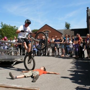 Nicolas Massart, le 29 mai 2011, en "demonstration", Institut St-Joseph (Bastogne)