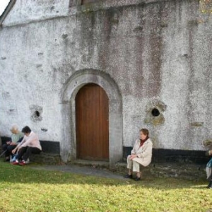 devant la chapelle St-Roch: a peste et cholera, libera nos Domine