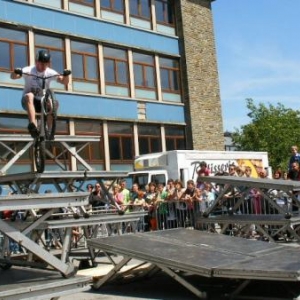 Nicolas Massart, le 29 mai 2011, en "demonstration", Institut St-Joseph (Bastogne)