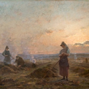 Peinture de Jules Raeymaekers, peintre houffalois + 1904