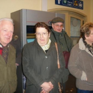 avant le depart, en gare de Libramont