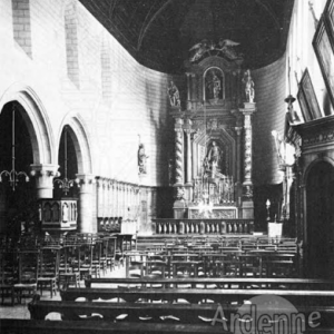 L'autel tel que jusqu'en 1944 - Cliche IRPA
