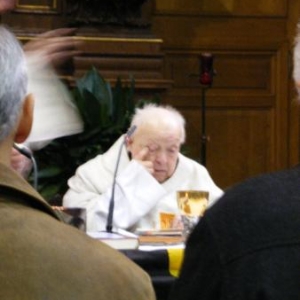 lors de sa derniere messe, Houffalize (Sainte-Catherine), le 11 novembre 2007