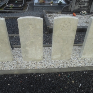 Cimetière de Houffalize. Tombes du Commonwealth.