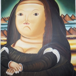 Botero. Big is beautifull (on dit de cette peinture que c'est "la Joconde" de Botero