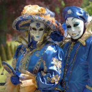 Costumés de Venise aux Jardins d'Annevoie