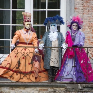 Les Costumés de Venise aux Jardins d'Annevoie