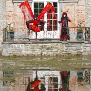 Costumés de Venise aux Jardins d'Annevoie