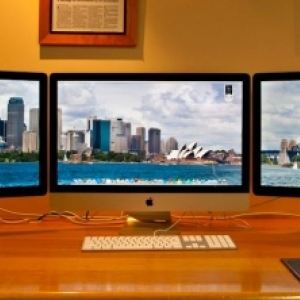 iMac27 et 2 Cinema LED Display 27