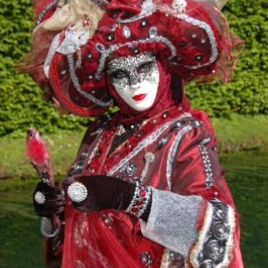 Costumés de Venise aux Jardins d'Annevoie