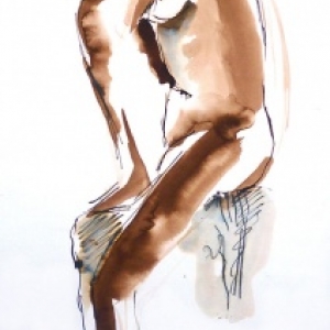 modele vivant - acrylique