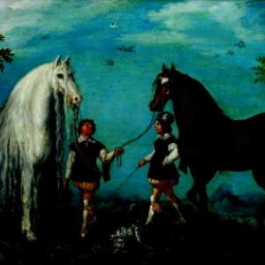 Deux chevaux et des palefreniers, Roelandt Savery (1576-1639), © Stedelijke Musea Kortrijk  