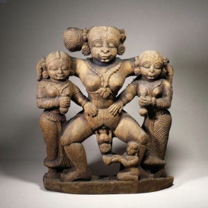 Carving-of-a-squatting-woman-giving-birth-Ajit-Mookerjee-Collection-National-Museum,-Delhi-Hock-Khoe