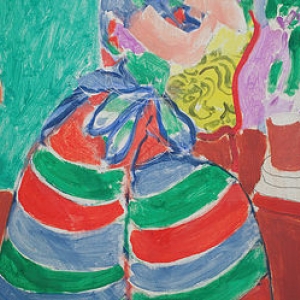 Henri Matisse, la robe rayée, cpywright suxccession Henri Matisse - sabam 2016