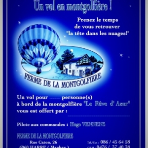 cheque cadeau ardenne montgolfiere