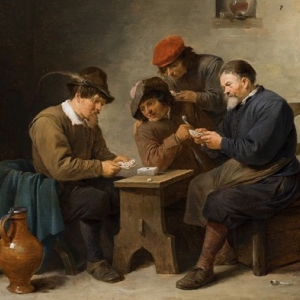 "Joueurs de Cartes dans une Taverne" /David Teniers le Jeune