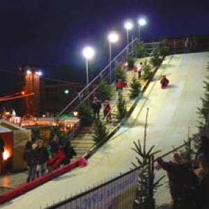 Piste de Luges, sur la Place Saint-Lambert