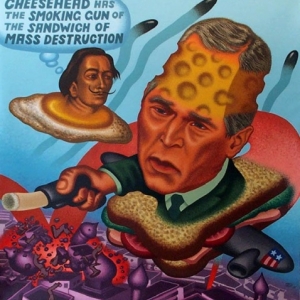 "Bush over Baghdad" (2003) (c) Peter Saul/"Artist s Rights Society", New York