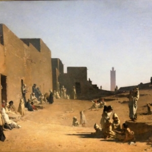 "Laghouat" (1879/122 x181 cm/"Musee d Orsay"/Paris)