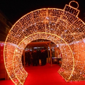 La nouvelle entree du Marche de Noel de la Place de l'Ange (c) Nicole Brisy/2019