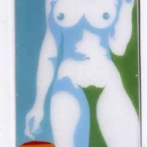 "Le Peintre"/1970/email sur plexiglas/147 x 51 cm/"ADAM Design Museum"