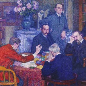  "La Lecture par Emile Verhaeren", Theo Van Rysselberghe, 1903
