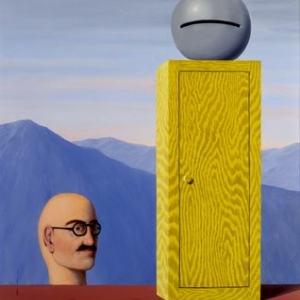 "Le Discours de la Methode" (Rene Magritte/1965-66/81 x 65 cm) (c) "Succession René Magritte" / "SABAM Belgique 2019"