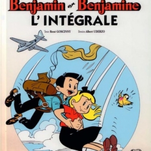 Couverture de "L'Intégrale" de "Benjamin et Benjamine" (c) Albert Uderzo & Rene Goscinny/"Ed. Albert-Rene"/2017