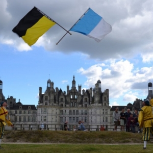 Echange de drapeaux entre deux "Alfers Namurois"