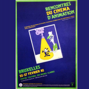 Exposition : 1ère affiche, en 1982 © « Folioscope »