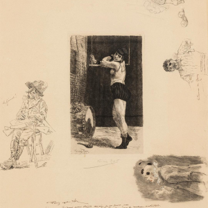 « La Femme au Trapèze » (Félicien Rops/1882) © « Fondation Roi Baudouin » © "Musée prov. F. Rops"