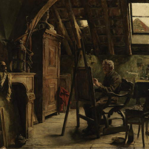 « L’Atelier du Peintre » (Charles Mertens/1884) © « Schone-Kunsten Museum »/Antwerpen