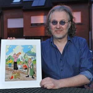 Luc Morjaeu, le dessinateur © Marc Aerts