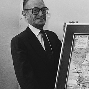 Willy Vandersteen/1985 © Sjakkelien Vollebregt/« Nationaal Archief Nederland »