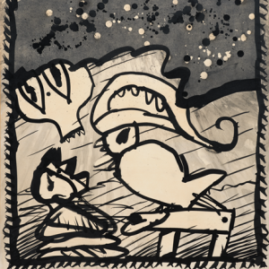 "Traité des Excitants modernes" © P. Alechinsky/1990 © "A&R Fleury" © Ph. : "BRAFA"