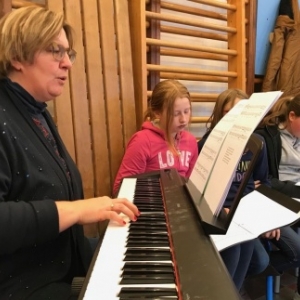 Geraldine Focant, Creatrice et Directrice artistique du "Choeur d'Enfants du Hainaut"