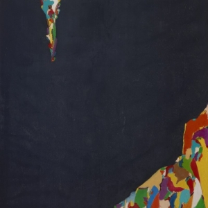 1ere Oeuvre exposee/Sans titre/1979/Acrylique sur Toile/190 x 140 cm (c) Luis Salazar