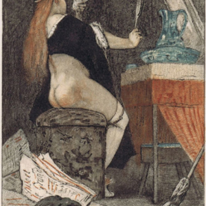 « La petite Sorcière » (Félicien Rops/gravure/s.d.) © « KBR »