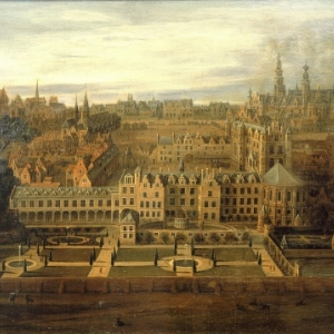 Palais de Coudenberg, peint par un artiste anonyme (c) "Musee de la Ville de Bruxelles"